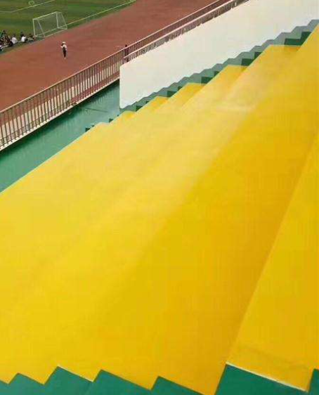 钦州球场台阶翻新修补改造